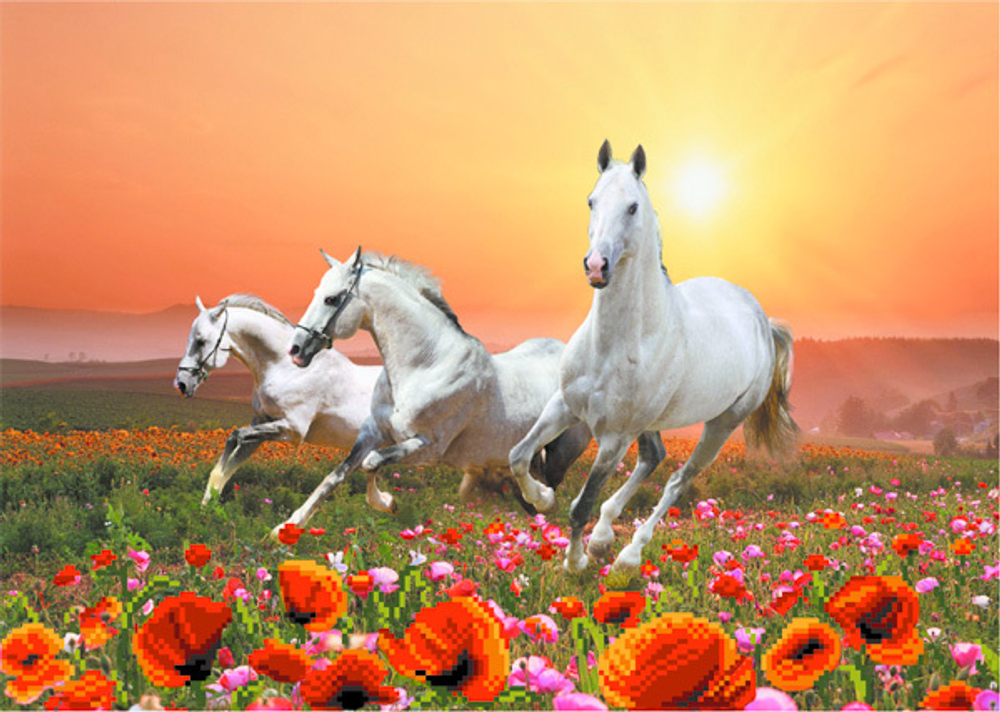 "Ветер странствий"-4053 ткань с нанесенным рисунком