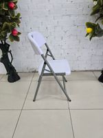 Стул складной необитые пластик с ручкой