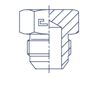 Заглушка V (Ш) JIC 9/16