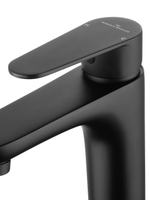 Смеситель для раковины высокий WONZON & WOGHAND ALFA, Черный матовый (WW-A40232-MB)