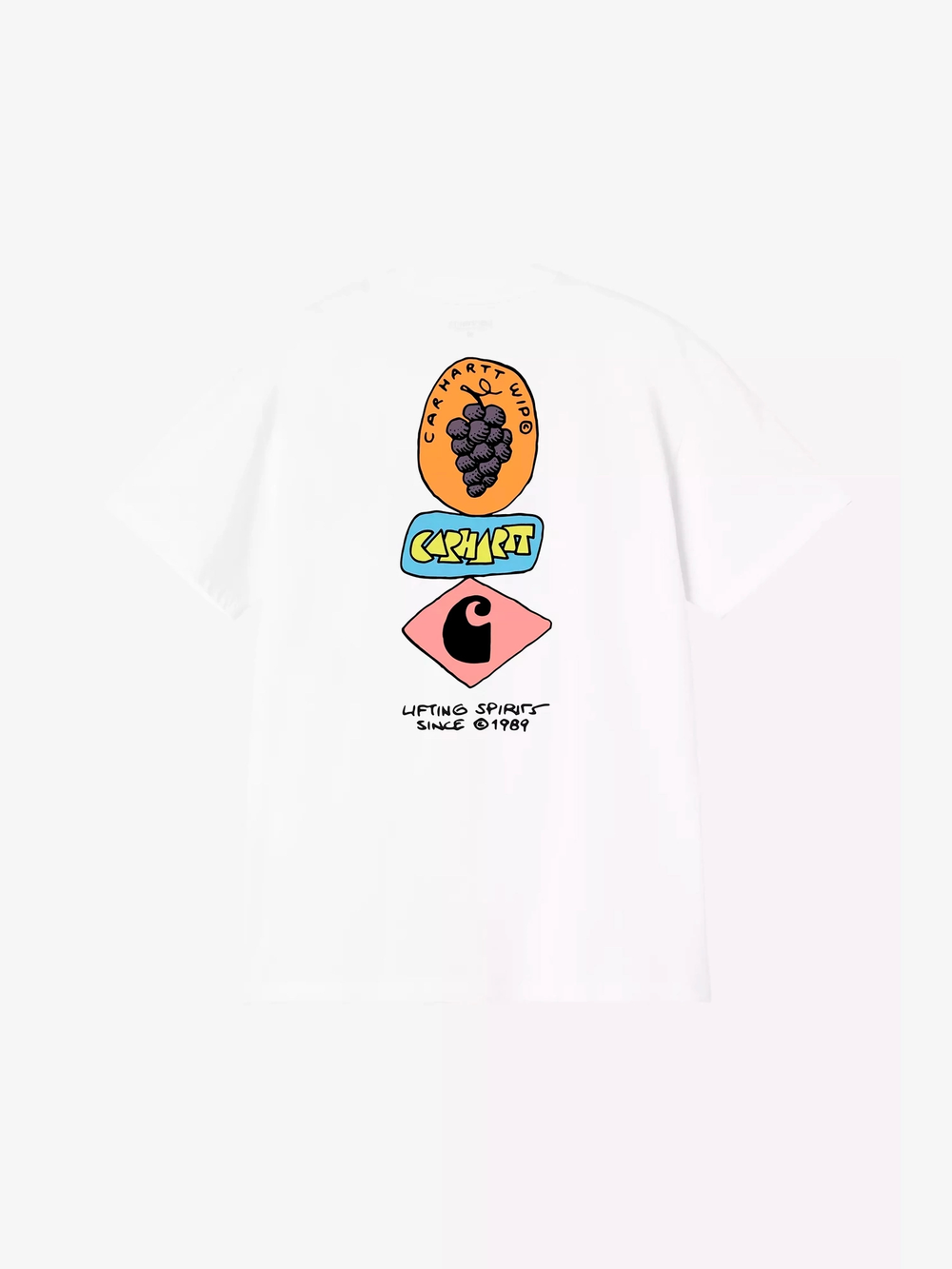 Футболка Carhartt WIP Stacked Grapes White
