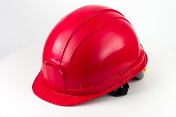 Каска Росомз СОМЗ-55 Hammer RAPID, защитная, шахтёрская, красная, арт. 77716