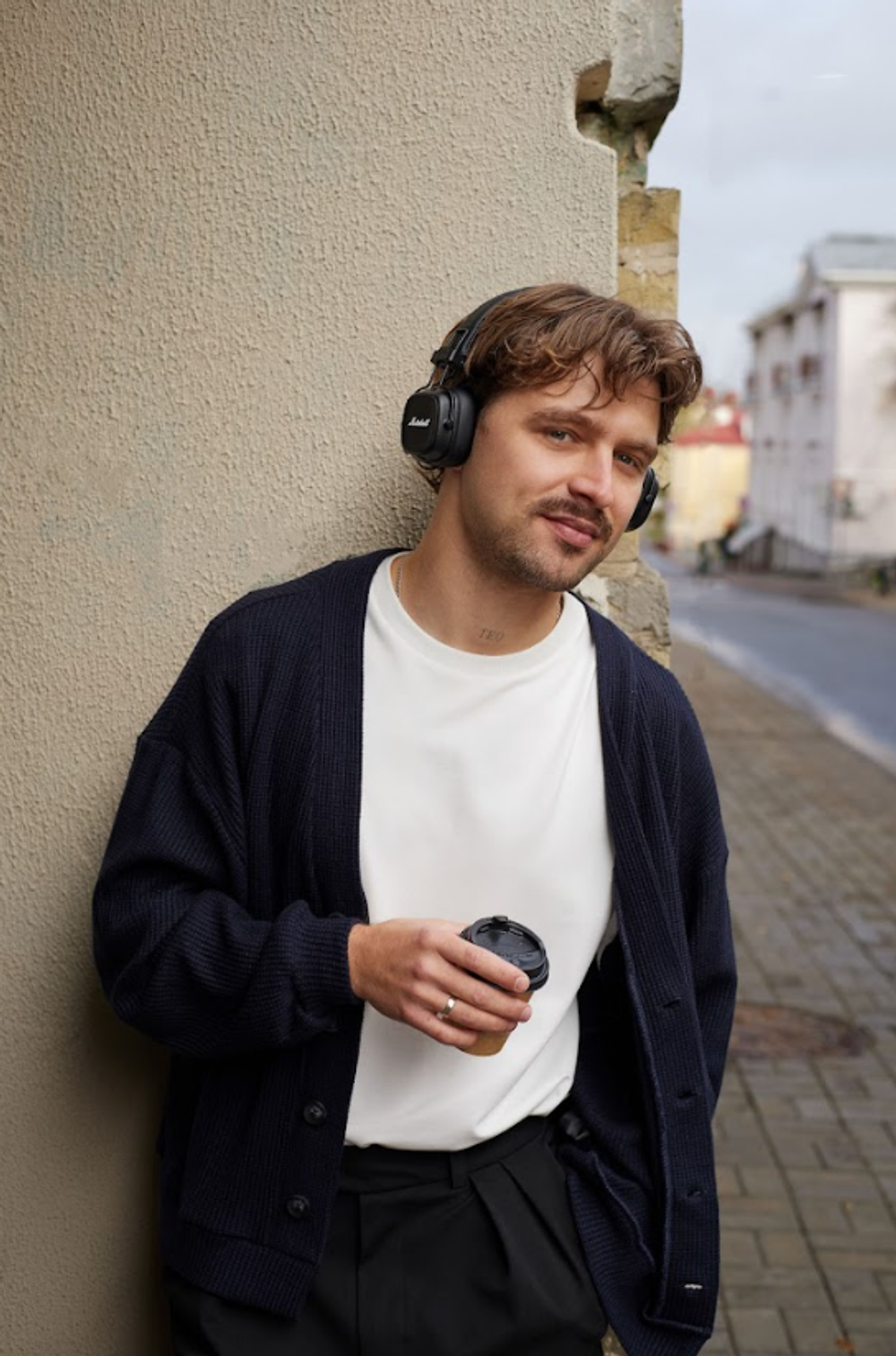 Кардиган темно-синий