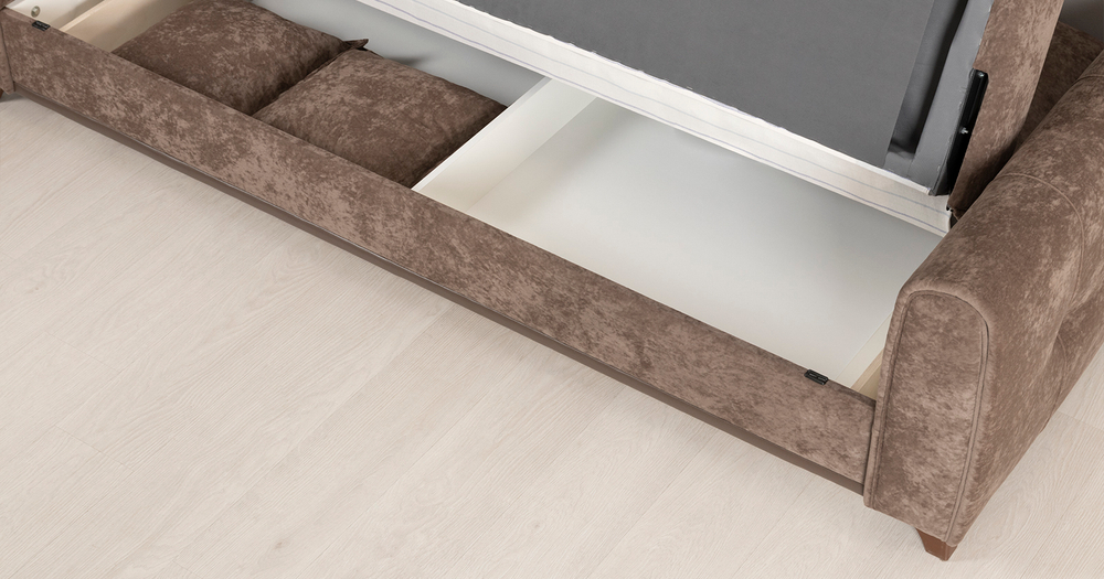 Диван кровать Плимут, Коричневый