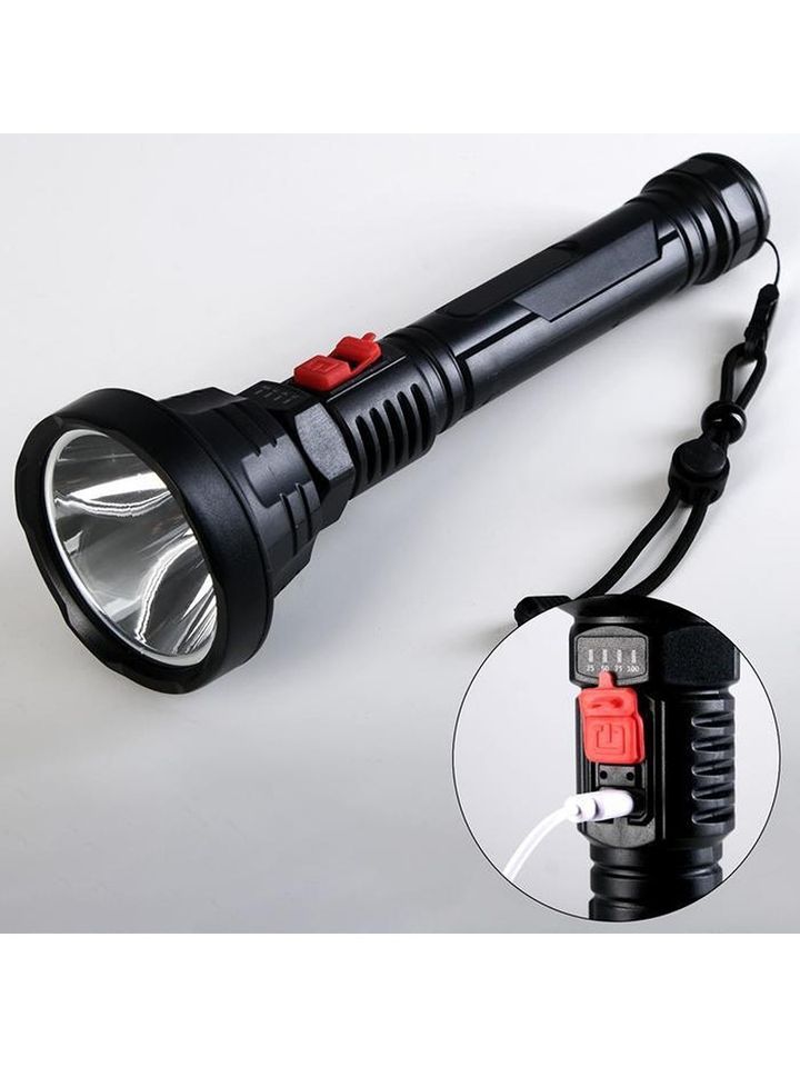 Фонарь ручной аккумуляторный 3 режима USB 6117056