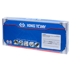 KING TONY (3036CR) Набор торцевых головок с принадлежностями 3/8", 12-гранные, 6-22 мм и 1/4"-7/8", 36 предметов