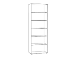 Остин Шкаф 16.307 белый/дуб золотой