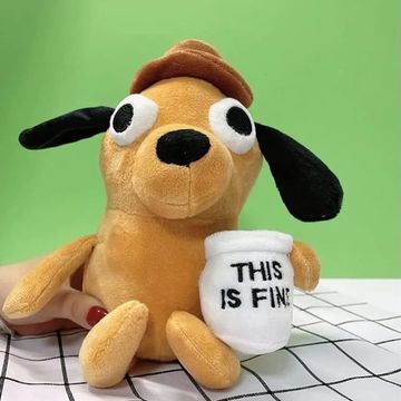 Мягкая игрушка Fine Dog, 21см