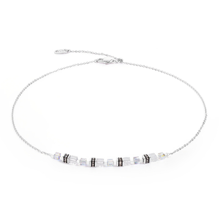 Колье Coeur de Lion White-Silver 5076/10-1417
