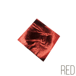 Зеркальная поталь "Mirror Shine", Red, 100 шт. 8*8,5см
