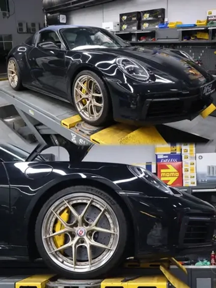 Карбон керамическая тормозная система Brembo для Porsche 911 911.1 / 912 / Carrera / Targa 4 / GT4 RS Порше Суппорт диски Колодки