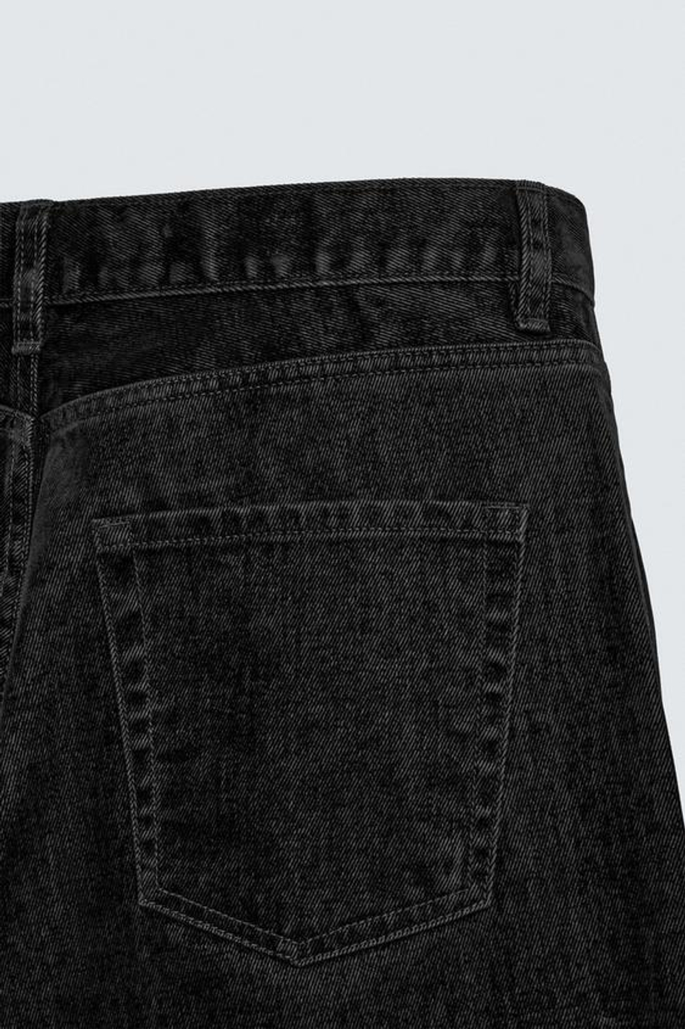 ZARA ВЕЛЮРОВЫЕ БРЮКИ RELAXED FIT, ЧЕРНЫЙ