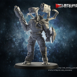 Adeptus Mechanicus Skitarii Тяжеловооружённыё скитарий миниатюра для dnd, днд, pathfinder, фентези, Настольная игра, НРИ, Варгейм, РПГ
