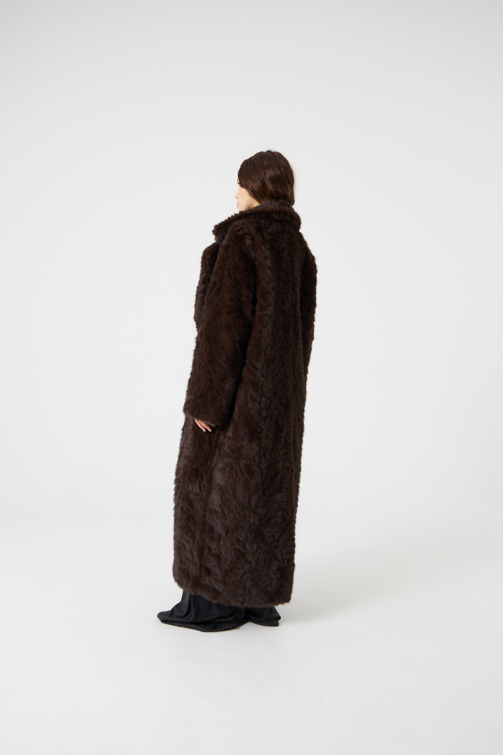 Комплект шуба с шапкой long