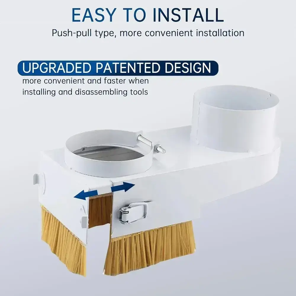 Щетка аспирации на шпиндель D80мм для станка ЧПУ