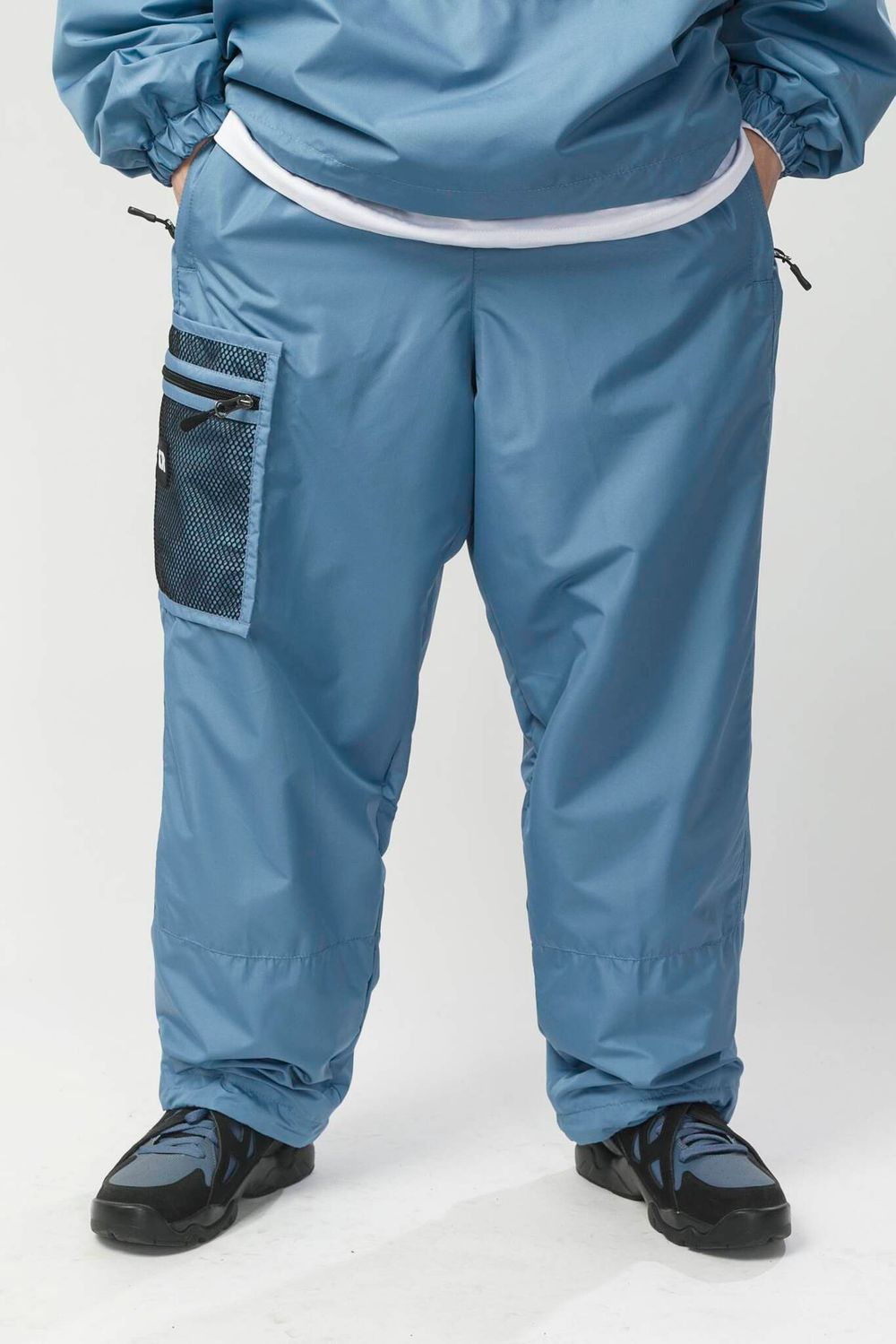 Штаны Codered Square Pants Wide Мужские голубые темные