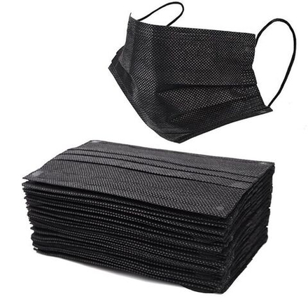 Маска ЧЕРНАЯ 4-х сл. (50/1000шт)