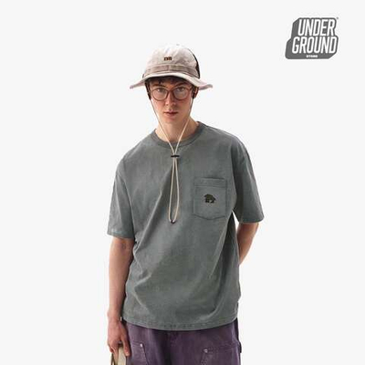 Футболка Nothomme Monterest Pocket Logo серый