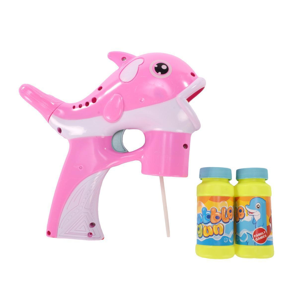 Пистолет с мыльными пузырями Дельфин, блистер 618-1