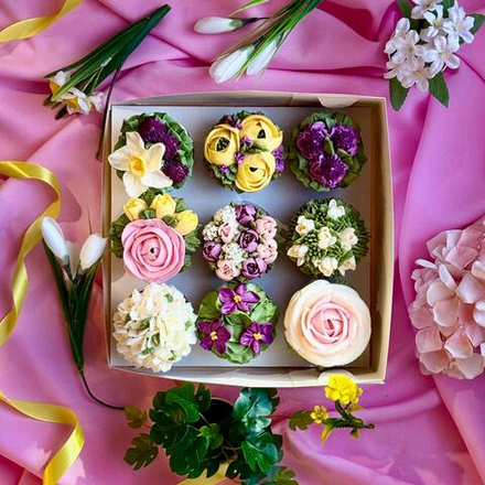 Набор шоколадных горшочков "Цветочный калейдоскоп"