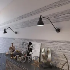 4125/1WD MODERN ODL19 461 черный Бра на кронштейне Е14 1*40W ARTA