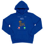 Толстовка "Такса  вызывает"