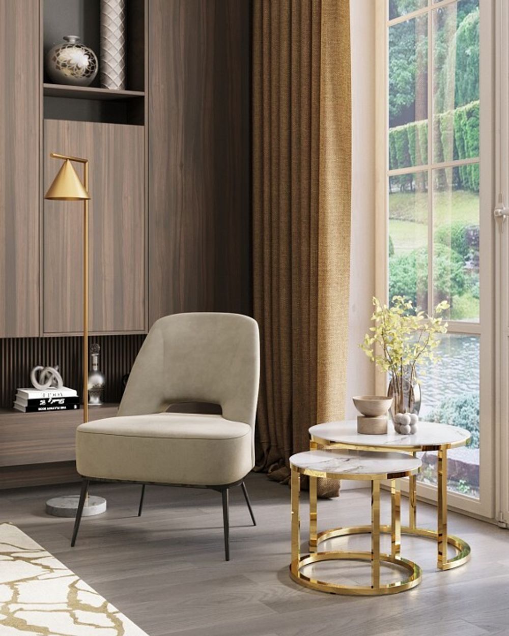 Торшер Moderli Omaha V11592-1F