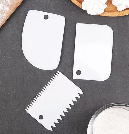 Набор шпателей кондитерских 3 шт