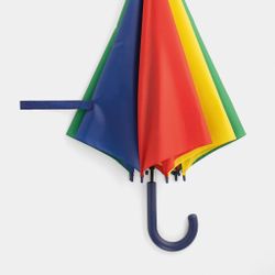 Зонтик- трость DISCO & DANCE Чёрный/Красный