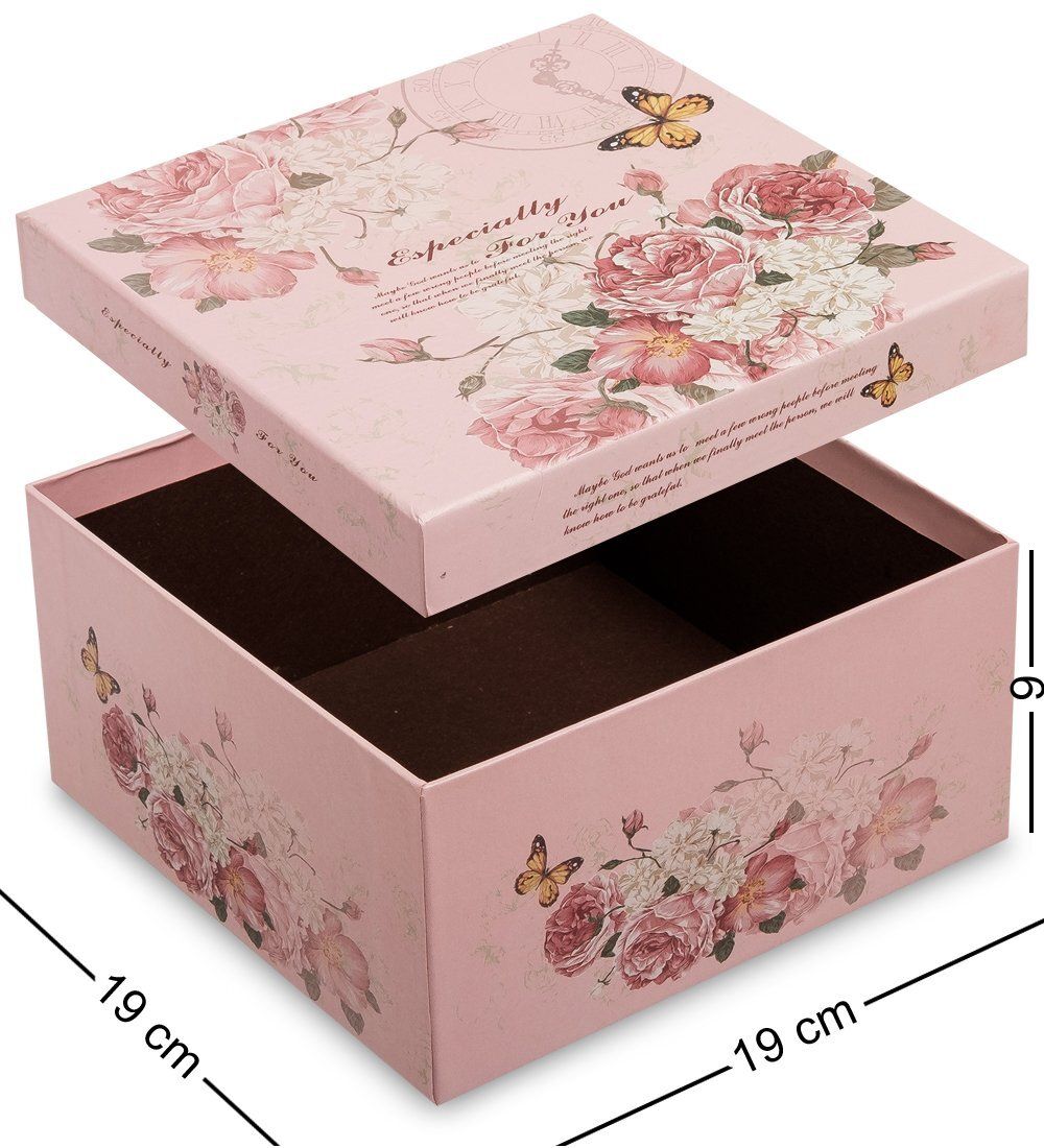WG-20/3-A Коробка подарочная «Квадрат» цв.розовый