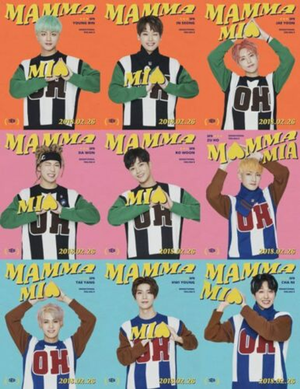 Альбом SF9 - Mamma Mia! 4th Mini Album Special Edition