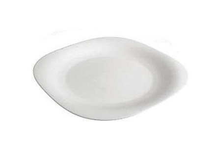 Тарелка столовая квадратная 19см белая