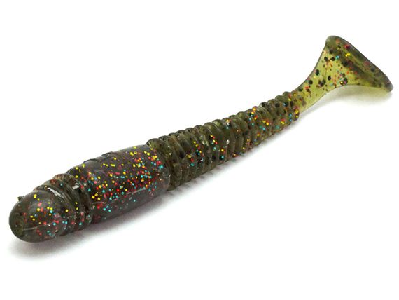 Виброхвосты съедобные LJ Pro Series TIOGA 2.0in (5 см), цв. F08, 10 шт.