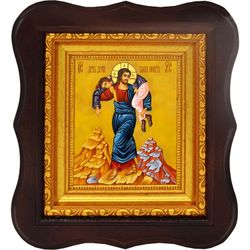 Друг друга тяготы носите. Икона на холсте.