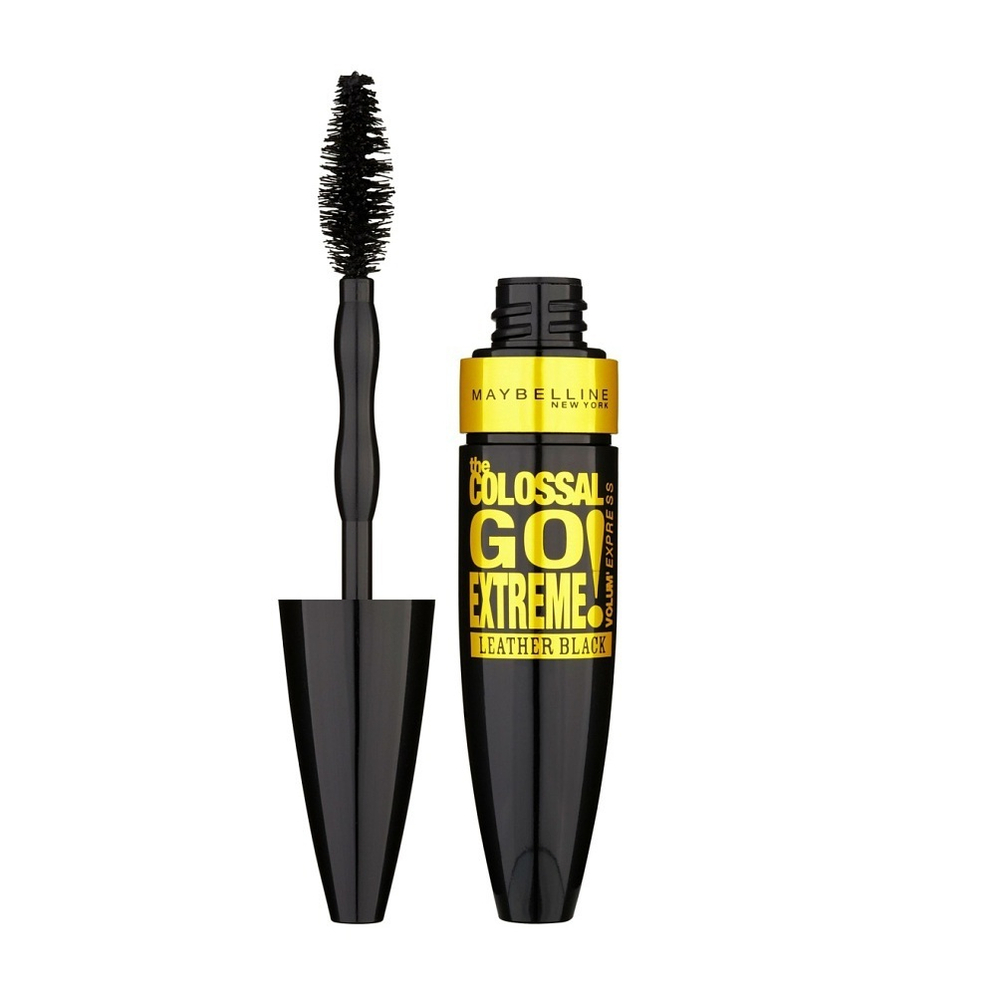 Maybelline Тушь для ресниц The Colossal Go Extreme, Leather Black, 9,5 мл