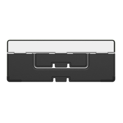 Тонкая складная подставка черного цвета от Nillkin для ноутбука, серия DualWing Adhesive Laptop Stand
