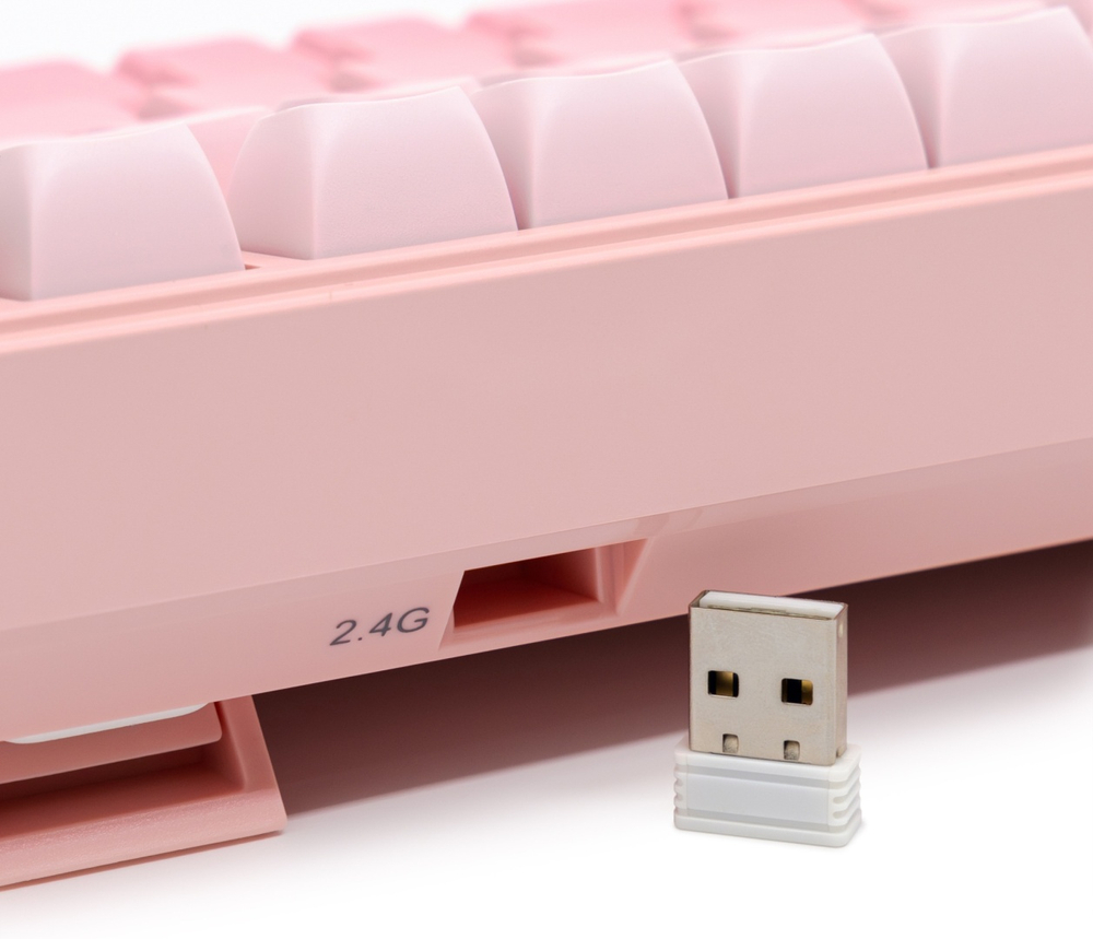 Клавиатура AULA S75 Pro розовый