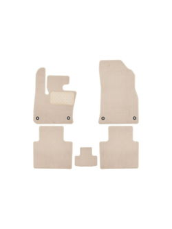 Коврики в салон для GEELY Monjaro 2022-, кроссовер, 5шт. (текстиль, бежевые) KLEVER0407503022112KH