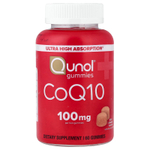 Qunol, коэнзим Q10, со вкусом насыщенного апельсина, 60 жевательных таблеток (50 мг в 1 таблетке)