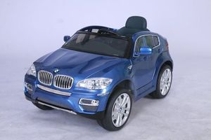 Детский электромобиль Joy Automatic BMW X6 синий