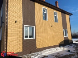 Фасадная панель Альта Профиль Клинкерный кирпич Коричневый 1130*420мм 0,48м2