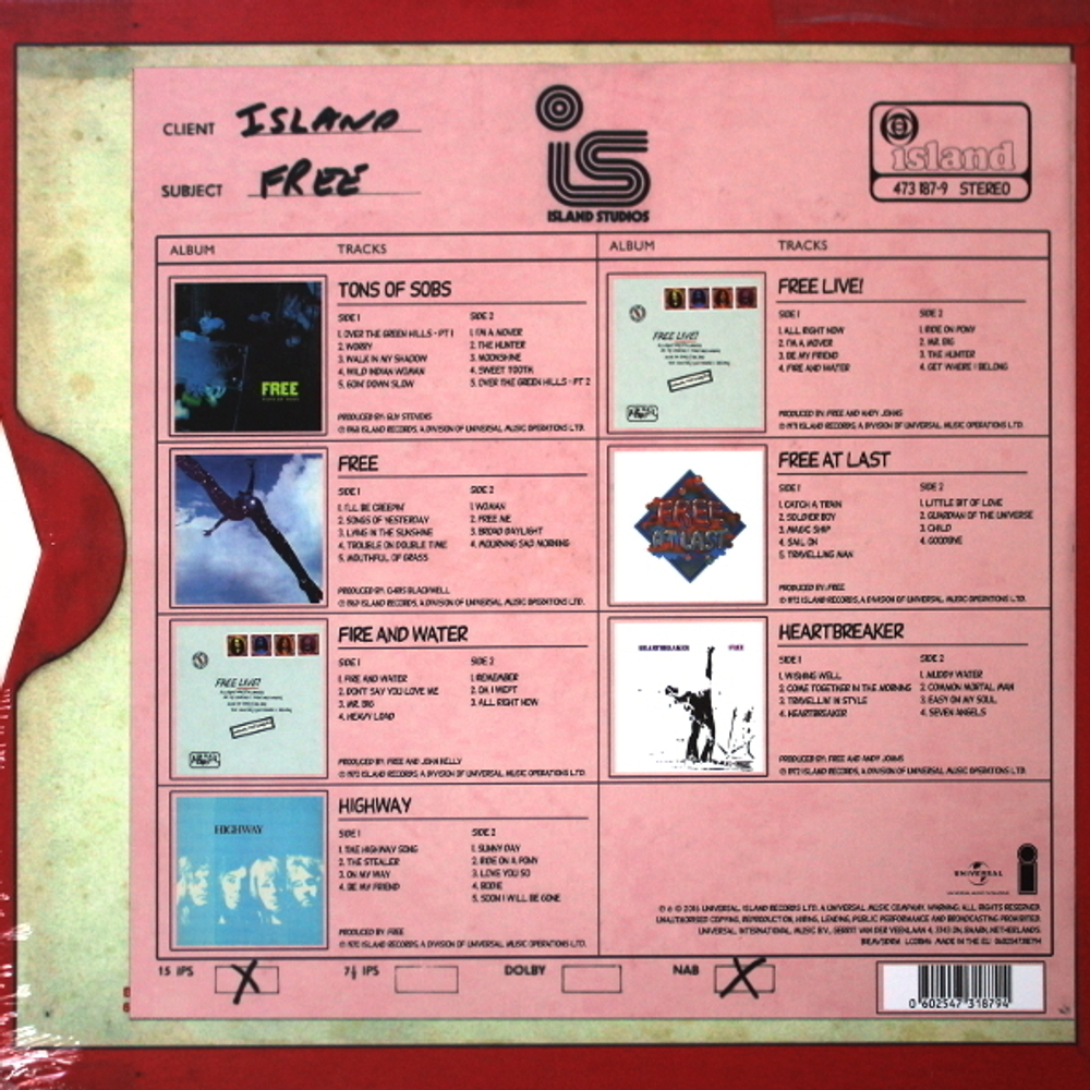 Free / The Vinyl Collection (7LP)
