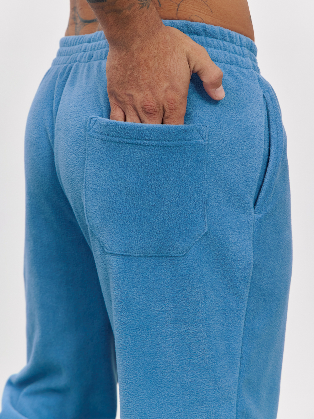 Брюки флисовые(голубой)