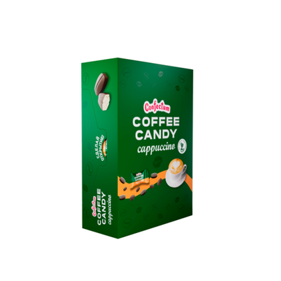 Карамель «Confectum Coffee Candy Cappuccino» со вкусом капучино, 50 гр х 9шт