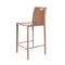 Стул полубарный Rolf, кожа капучино