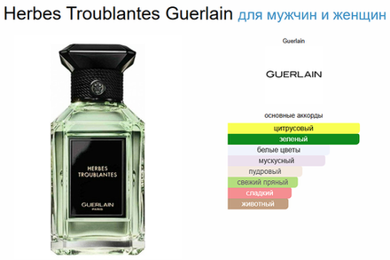 Guerlain Herbes Troublantes 100 ml (duty free парфюмерия)