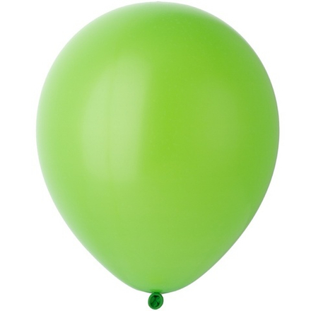 Воздушные шары Весёлая Затея, пастель светло-зеленый, 50 шт. размер 12" #1102-1353