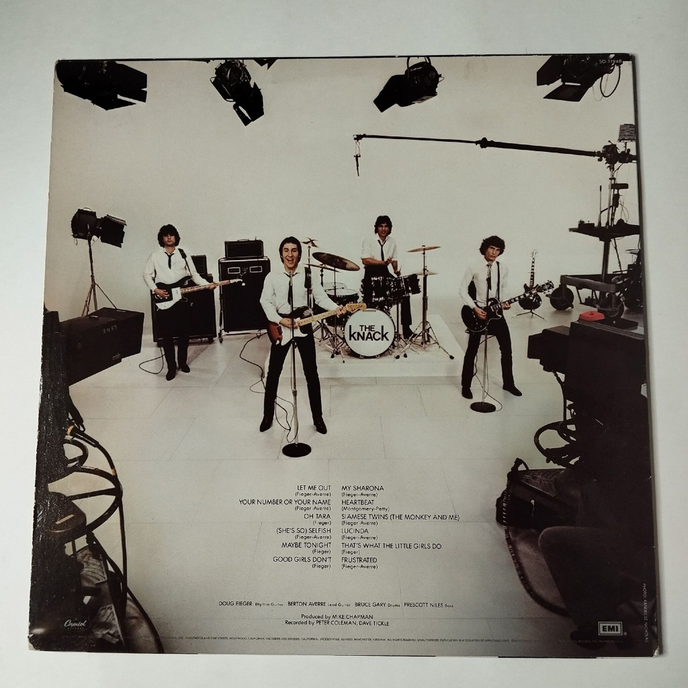 Винтажная виниловая пластинка LP The Knack Get The Knack (USA 1979) My Sharona