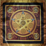 Магическая скатерть "Викка Звезда Земли Волшебная Сила Земли" (средняя)