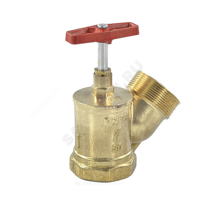 Клапан пожарный латунь 125 гр Ду 50 муфта-цапка Цветлит ZW80005